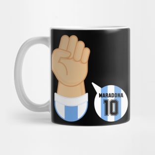 MARADONA mano-de-D10S Mug